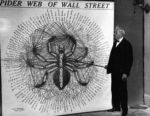 wall street spider web